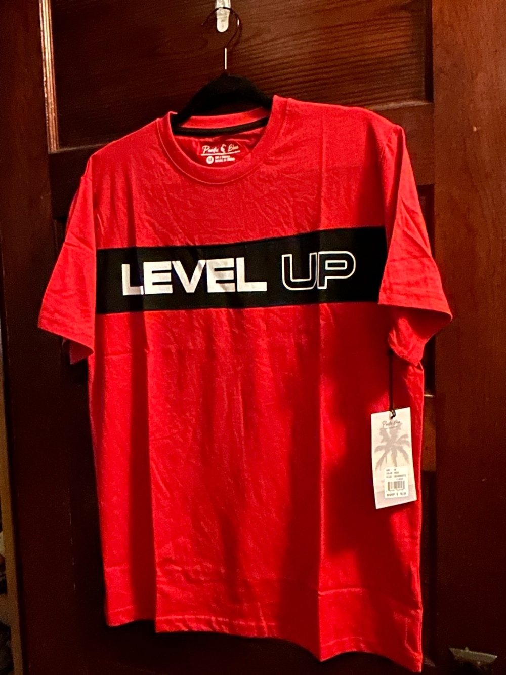 Pacific Blue “Level Up” Graphic T-Shirt – Men’s Size Medium – NWT